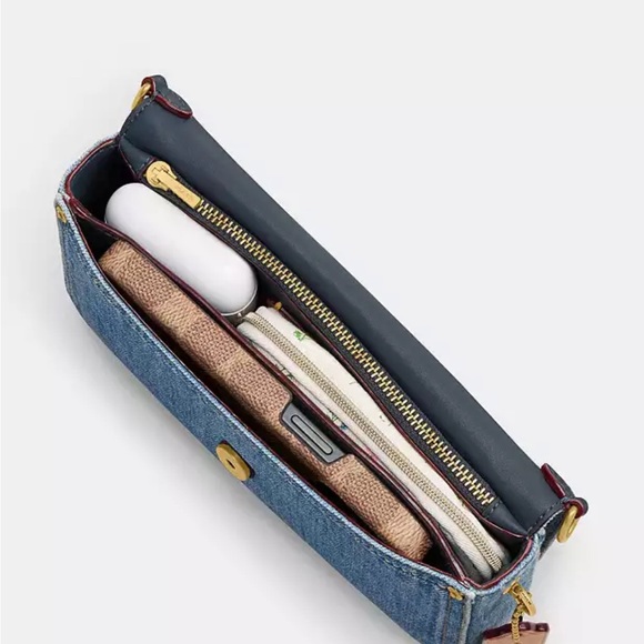 SOLD Coach Hayden Crossbody AND Dinky Chain Strap in Old Brass. - Picture 7 of 9